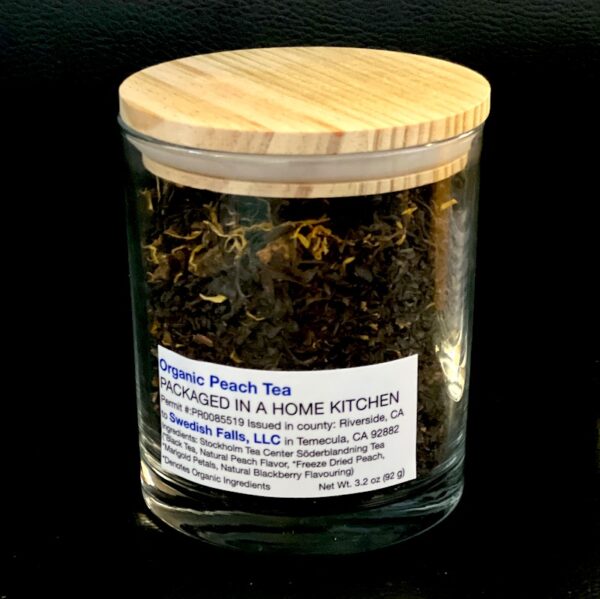 4dk Organic Peach Tea Jar